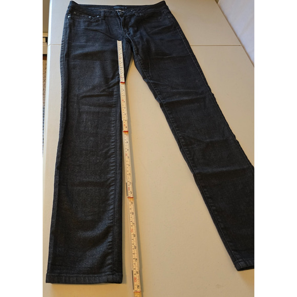 Prana Jeans Women's 10/30 Black Charcoal Wash Skinny - Picture 14 of 15